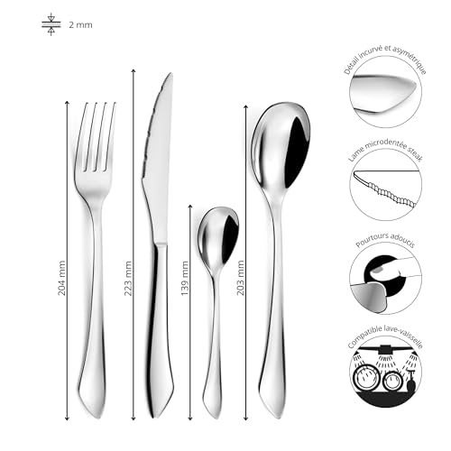 Coffret 24 couverts de table Amefa Instinct : le cadeau idéal pour la maison - 3