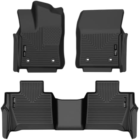 Husky Liners Weatherbeater Floor Mats | Fits 2023-2026 Toyota Sequoia | Front & 2nd Row,...