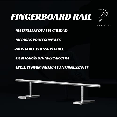 BERLION Professionelles Fingerskate-Geländer aus Holz, Pro, Mini-Skateboard-Rail, Fingerboard, kleines Skatepark, BMX, Park, Finger, Roller, Spielzeug, Anti-Stress-Spielzeug
