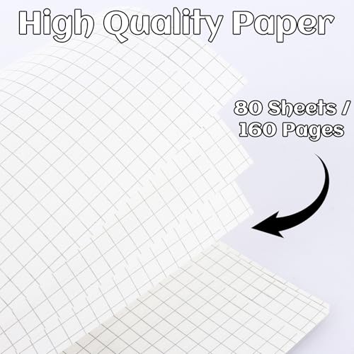 Carnet à spirales A5 blanc lot de 10 pour dessin et notes fluides