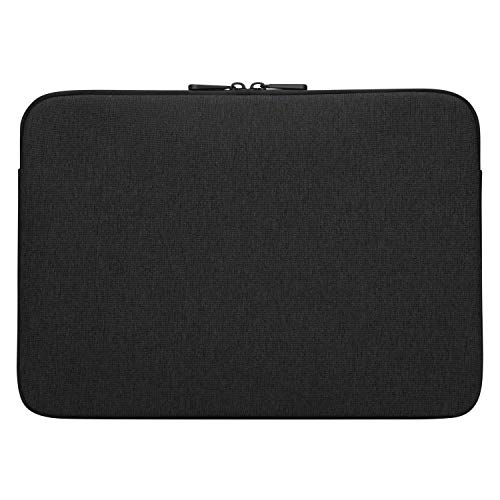 Targus Mobile Essentials Sleeve Modern Style With Durable Water-Repellent Nylon, Back Zip Pocket Pouch, Protective Slipcase Fits 13-14-Inch Laptop/Notebook, Gray (Tbs646Gl) #TOP1