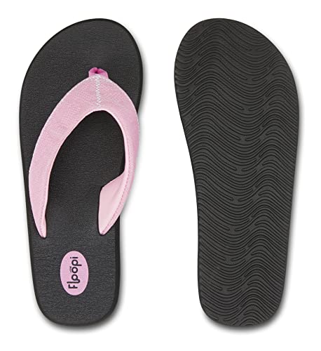 Image of Floopi Flip Flops for Women Flat Yoga Mat Thong Womens Sandals Ladies Beach Sandals with Indoor & Outdoor Anti Skid Soles