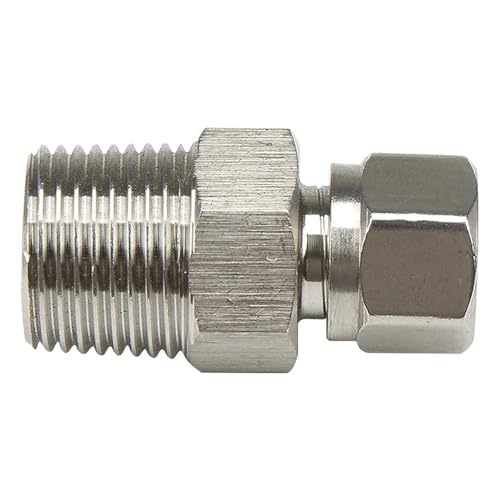 Tuerca de conexión móvil PT 3/8 para termopares e instrumentación de 6mm 3