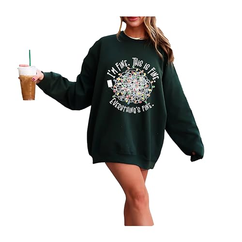 I'm Fine Everything Is Fine Sweatshirt, Christmas