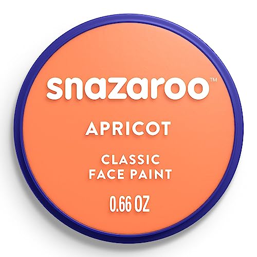 Snazaroo - Peinture Pour Visage et le Corps, Maquillage Pour Visage et Déguisement, Pour Enfants et Adults,Fard 18 ML, Couleur Abricot