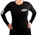 Race Sport Ladies Soft Style Long Sleeve Jersey (Black, Large)