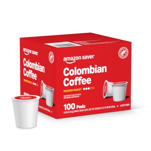 Amazon Saver Colombian Medium Roast Cofee Pods...