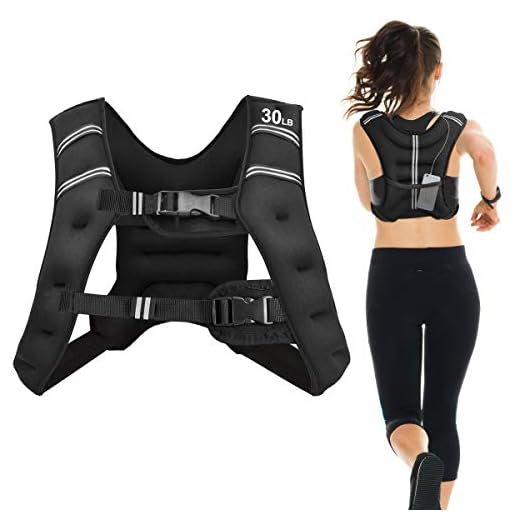 Goplus Weighted Vest, 12 lb/16lb/20lb/30lb Weight Vest Workout Equipment, for Men Women Kids, with Adjustable Buckles & Mesh Bag for Fitness Running (30 LBS)