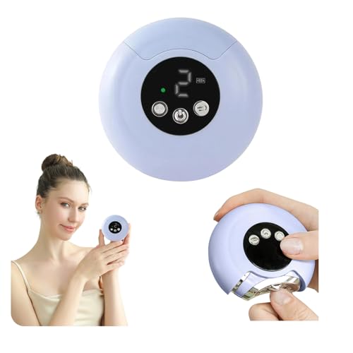 New Upgrade Electric Nail Clipper, 3 in 1 Automatic Nail Clipper with Light and 3 Speeds, Scrap Storage Design, Rechargeable Safety Trimmer for Baby, Kids, Adults, Elderly (Purple)