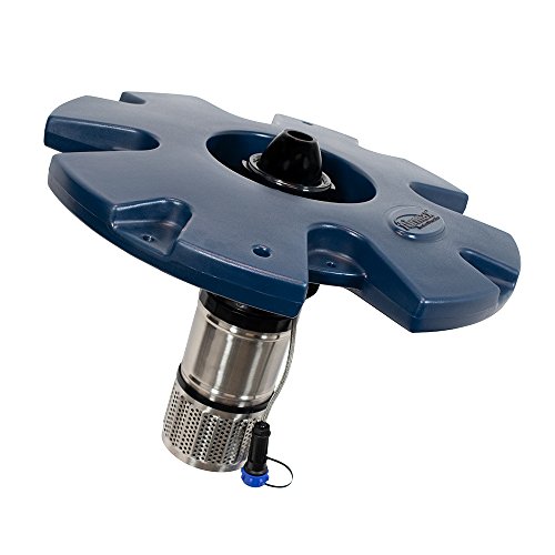Airmax Ecoseries, Big Pond & Large Lake Floating Fountain Kit, 1/2 Horsepower Oil Free Inline Water Pump, 3 Spray Pattern Nozzles, Float Ring, 115 Volt Outdoor Electric Control Box, 200’ Power Cord #TOP1