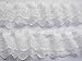 YYCRAFT Pack of 15y 3-Layer Pleated Organza Lace Edge Trim Gathered Mesh Chiffon Ribbon
