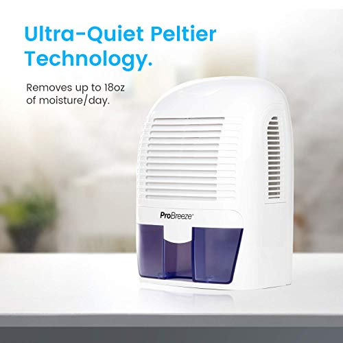Pro Breeze Electric Dehumidifiers 2200 Cubic Feet Big & Small - Portable Mini Dehumidifiers 16Oz & 52Oz Capacity With Auto Shut Off For Home, Bedroom, Basement, Trailer, Rv #TOP4