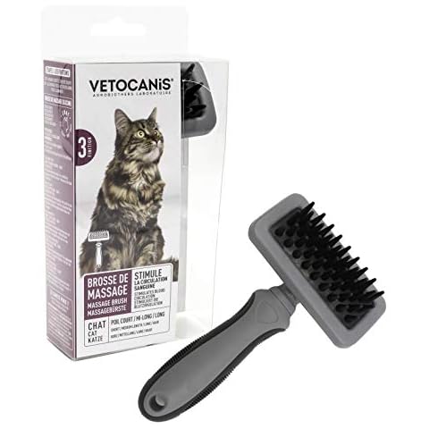 Cepillo de Silicona Vetocanis para Gatos con Mango Ergonómico Cover