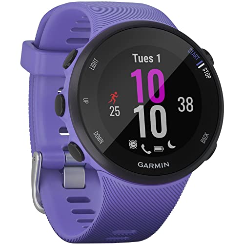 Garmin Forerunner 45S – GPS-Laufuhr im schlanken Design mit umfangreichen Lauffunktionen, Trainingsplänen, Herzfrequenzmessung am Handgelenk, für schlanke Handgelenke, Smartphone Benachrichtigungen - 2