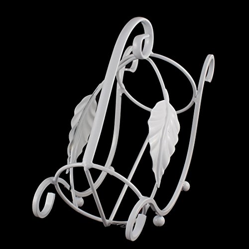Soporte para botellas de vino Ruilogod blanco pequeño miniatura 4