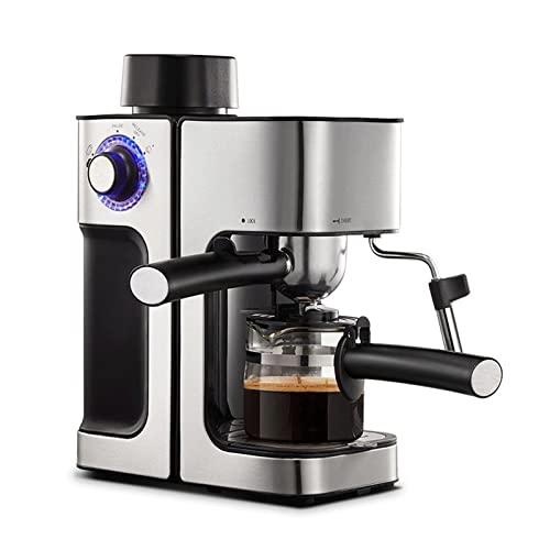QJRGUY Machine Machines Fast Heating Automatic Cappuccino Coffee Maker with Foaming Milk Frother Wand for Espresso, Latte Macchiato