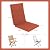 Favoyard Outdoor Chair Cushion 21 x 20 x 2 Inch Waterproof & Color Fade Resistant High Back Patio Furniture Cushion Replacement with Removable Cover, Ties and Hidden Zipper for Outdoor Dining Chairs