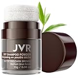 JVR Dry Shampoo Powder Absorbs Oil in Hair, Volumizing, Dry Shampoo for Women & Men, Freshens Hair And Mattifying Root Boost, Non-Aerosol for Oily Hair Travel Size 0.35 oz (Dark Brown)