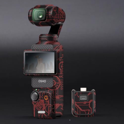 Pocket3 �J�����f�J�[���X�L���N���G�[�^�[�R���{�X�e�b�J�[�r�j�[�����b�v���h�~�ی�t�B�����R�[�g�A�N�Z�T���[ �ɓK������DJI Osmo Pocket 3�p(�T�[�L�b�g���b�h)