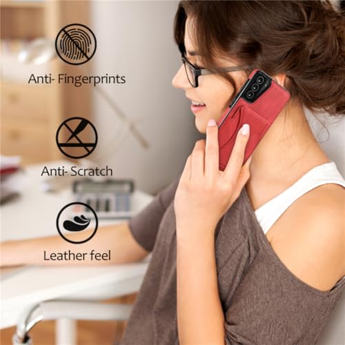 Coque cuir Galaxy S25 Edge avec porte-carte et support - 7