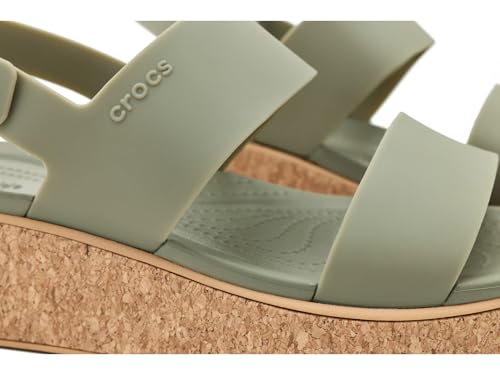Image of Crocs Women's Brooklyn Cork Low Wedge