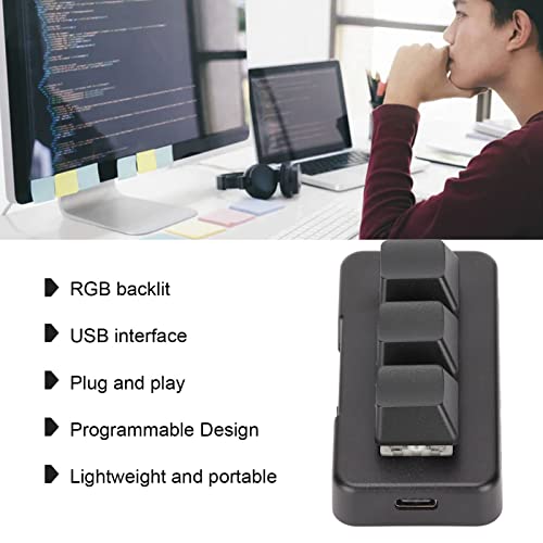 Teclado mecánico mini LUCKDANO2b1om3sg9t-11 USB miniatura 7
