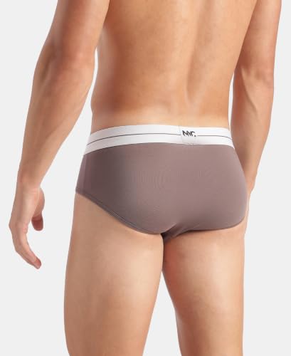 Image of Jockey NY15 Men Super Combed Cotton Elastane Stretch Solid Brief with Ultrasoft Waistband