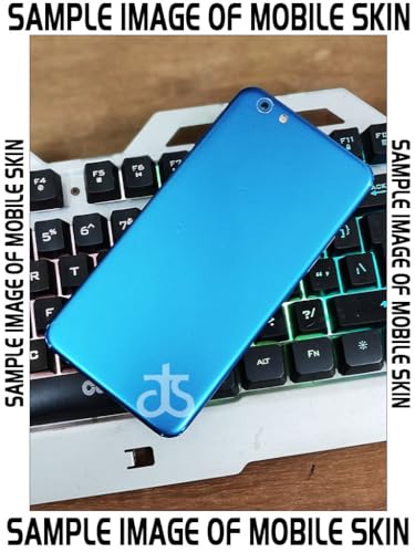 Image of AtOdds - Full Body Back Screen Guard Protector Film - Lamination Wrap Skin Sticker Compatible with REDMI 12 (5G) | Scratchproof Matte Finish (Design - Aqua Blue)