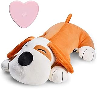 Moropaky Plush Dog Toy Heartbeat Puppy Toy to Separate Anxiety Relief for Puppy