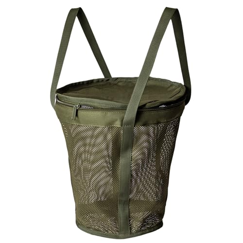 Foldable Mesh Foraging Basket for Mushroom & Fruit Picking