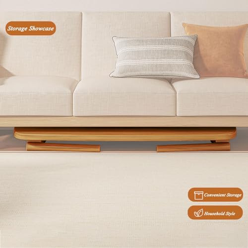 Table basse gain de place pliable pour petits salons sans montage