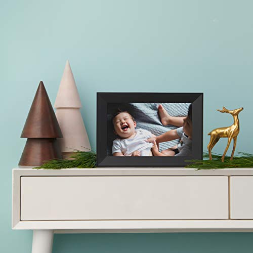 Aura Carver Smart Digital Picture Frame 10.1 Inch HD WiFi Cloud Digital Frame Free Unlimited Storage Easy Setup to Send Photos Remotely Via App More Secure Than Email - Thumbnail 3