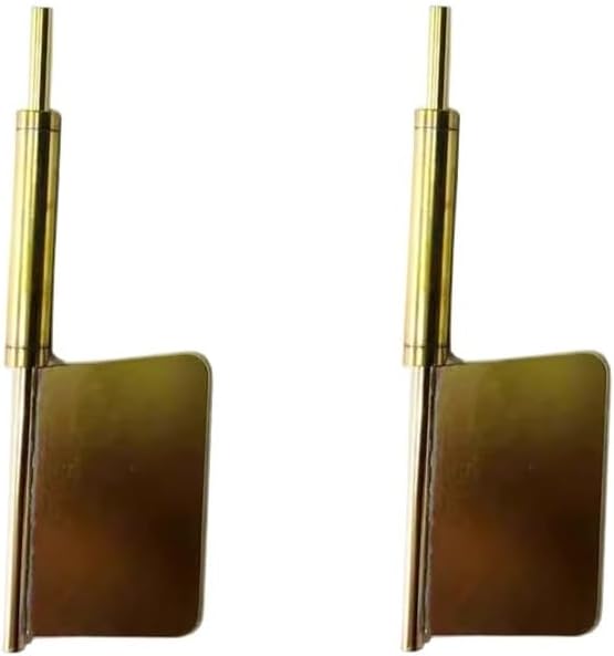 2PCS Inverted Trapezoidal Steering Rudder Rod 3mm Sleeve Height 25/30/35/40mm Brass Assembly Parts for RC Simulation Ship Boat(Sleeve Height 35mm)