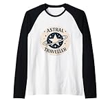 Astral Traveller Stars Cosmos Camiseta Manga Raglan