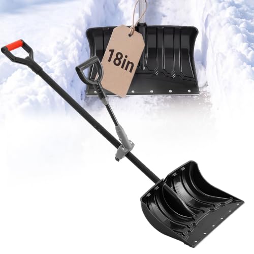 VEVOR 18" Poly Snow Shovel for Driveway