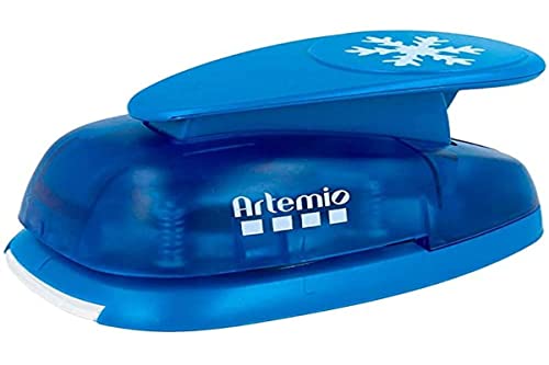 Artemio VIHCP319 Perforatrice à Levier Géante Flocon de Neige Plastique Multicolore 11 x 7,5 x 18 cm