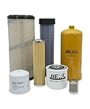 HERO Maintenance Filter Kit For Takeuchi TL130 Track Loader Fits Y12906212560 Y11900512571