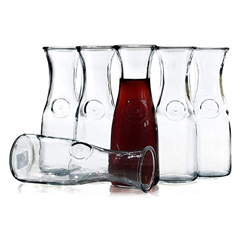 Anchor Hocking Water or Wine Carafe, 1 Liter, Case of 6