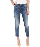 7 For All Mankind Women's Kimmie Crop in Supreme Vibrant Blue