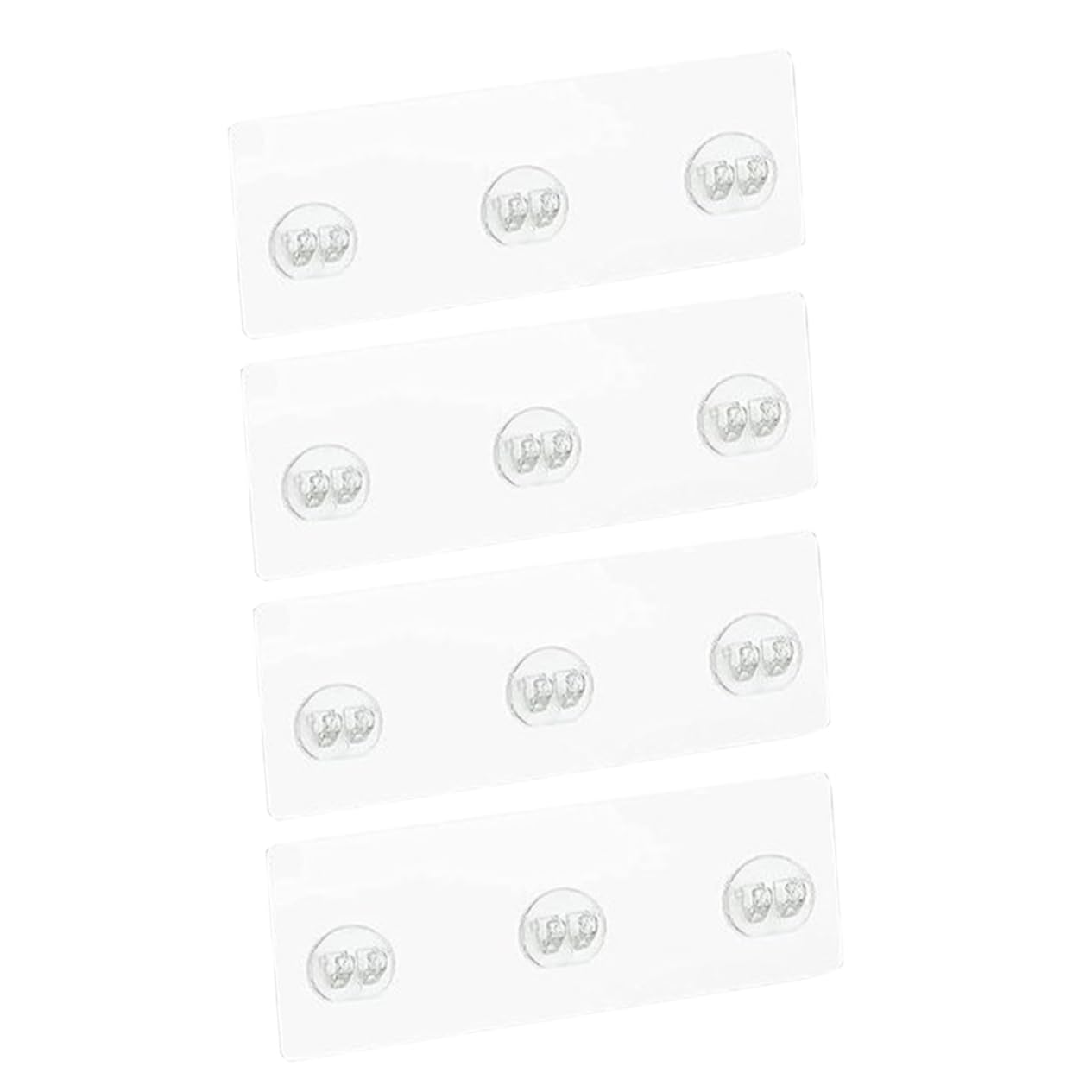 IMIKEYA 5 set gancio di ricambio adesivo ganci adesivi per doccia supporto da parete adesivo ganci da parete adesivi per doccia educazione fisica trasparente 4 pezzi x 5