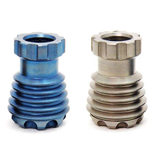 Ccanku C1138 Knife Pendant,Titanium Alloy TC4 Pendant Knife, Keychain Keyï¼ŒOutdoor EDC Tool Pendant,Parachute Cord Bead Pendant (2pc)