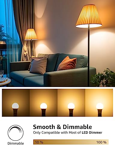 Lepro Dimmable Bayonet Light Bulb, 60W Equivalent, Warm White 2700K, 7W 800 Lumen Light Bulbs Bayonet - Image 3