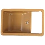 Make Auto Parts Manufacturing Front, Left/Driver or Right/Passenger Side Interior Beige Door Handle Bezel For Toyota Pickup Car & Trucks 1984-1993 - TO1358103