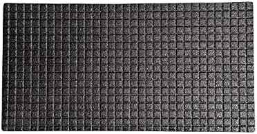 Premium Enamel Cast Iron Rectangular Chef's Press, 21 cm by 11 cm, Matt Black Enamelled Finish