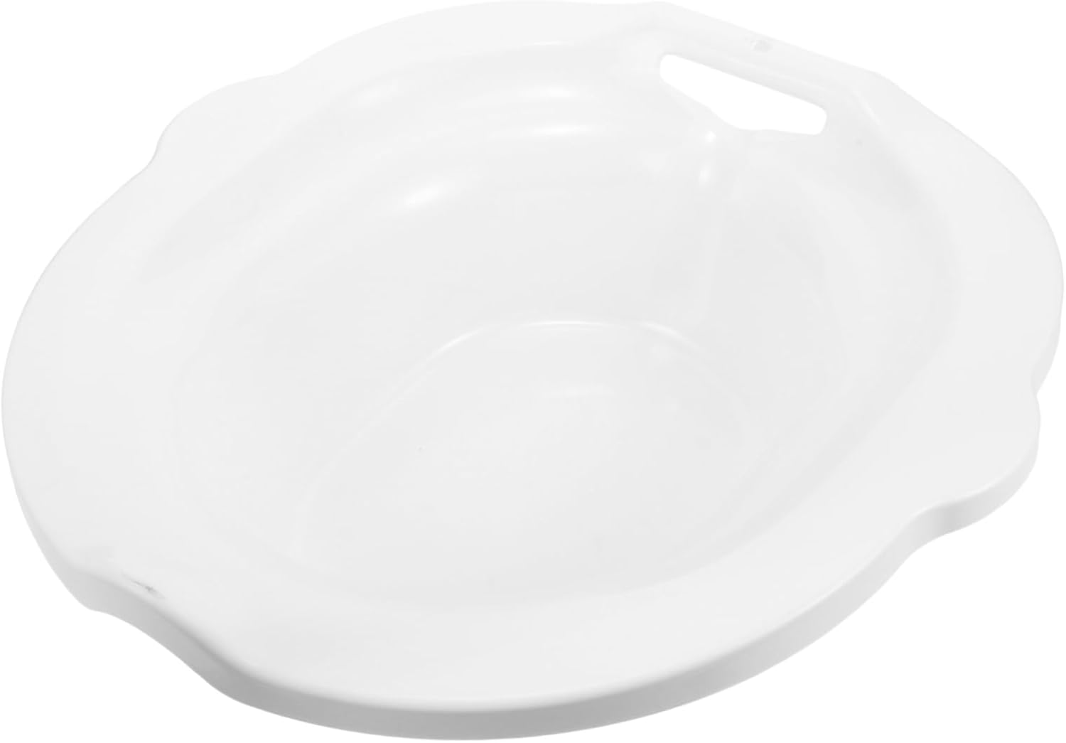 Deep Sitz Bath Basin White for Hemorrhoids Toilet Seat Postpartum Care Pp Material