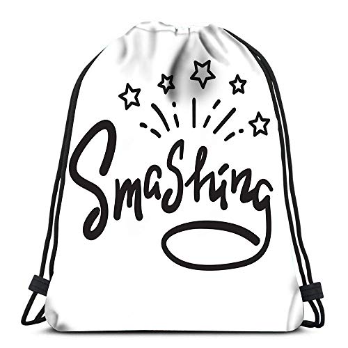 Mochilas con cordón Smashing Emocional Fancy Quote American Slang Urban