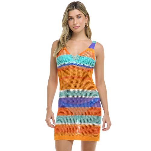 Body Glove womens Seajay Crochet Cover-up Dress