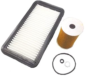 GOPINATH AUTOLINK CAR ENGINE AIR FILTER +OIL FILTER SER OF 2PCS COMPATIBLE WITH VERNA CRDI
