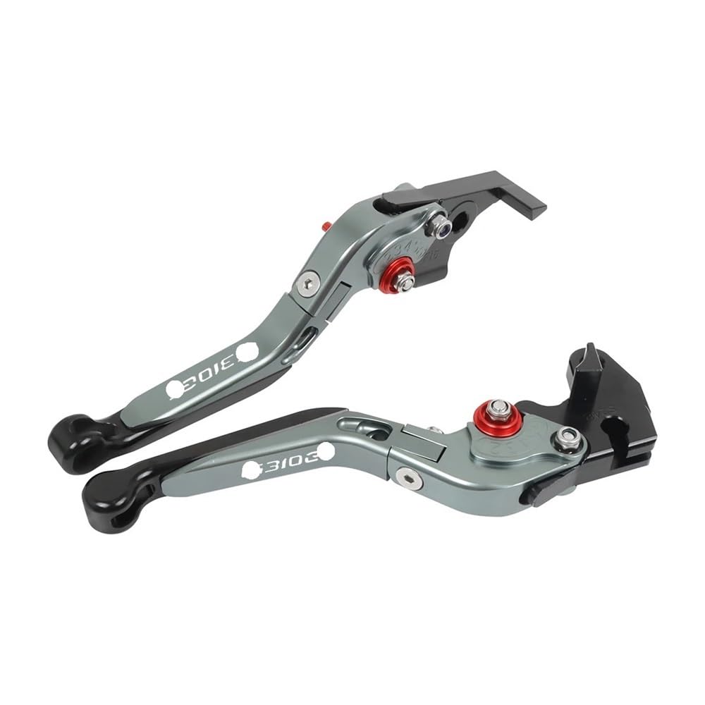 Dagmara Grey-1 For G310gs G 310Gs G310 Gs 310 2021-2023 Motorcycle Adjustable Brake Clutch Levers Folding Extendable Handles Lever