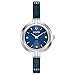 Price comparison product image Bulova Women's Rhapsody Quartz Diamond Watch with Blue Leather Strap 96P212